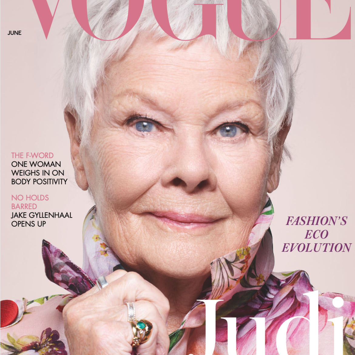 Jewelry Bee Bracelet British Vogue Cover Dame Judi Dench