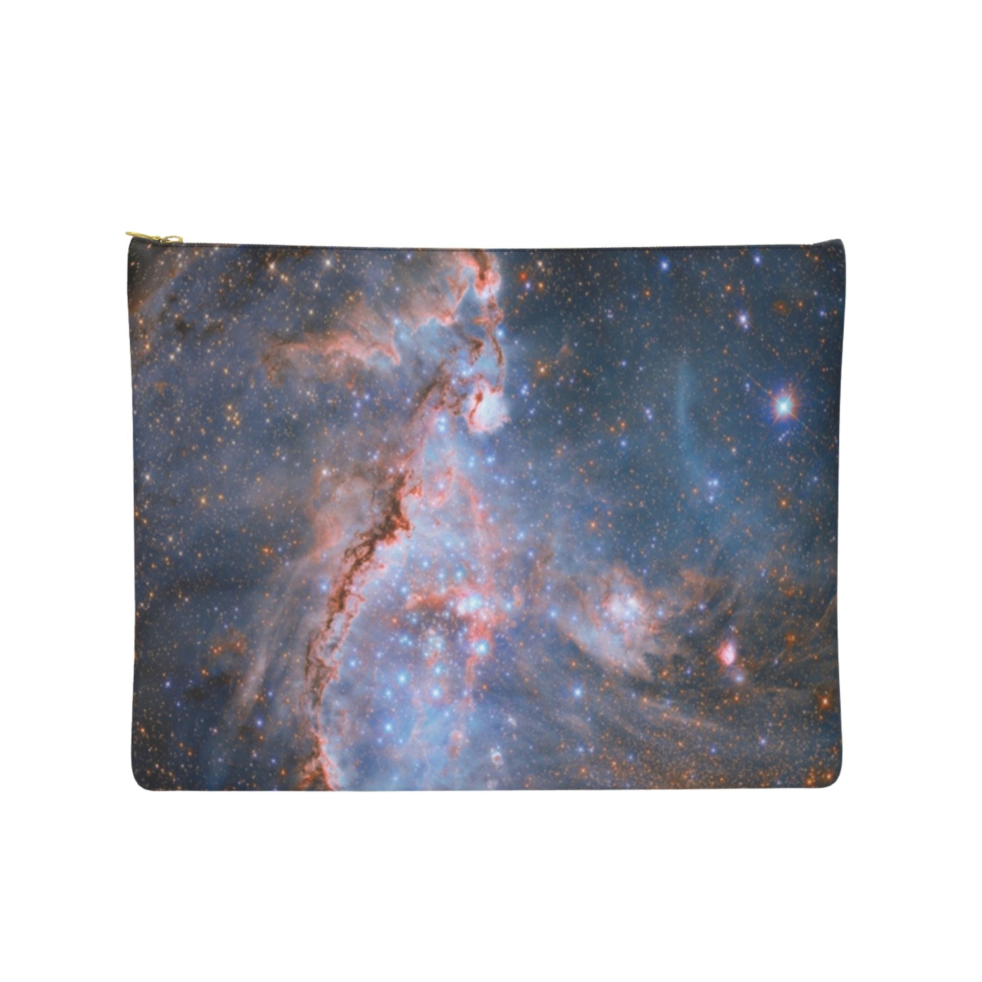 MizDragonfly Leather Clutch Magnetic Cloud Purse Back
