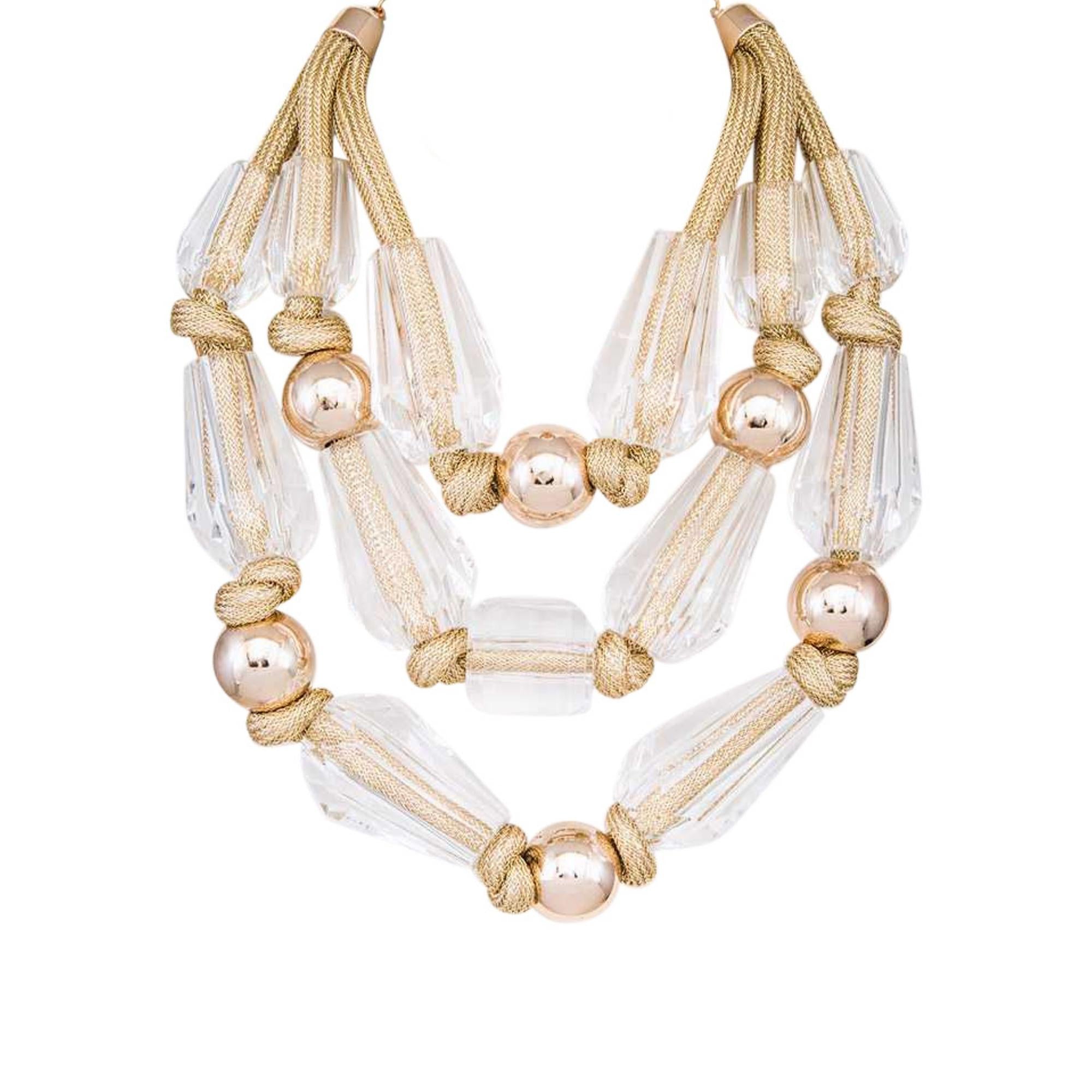Lucite hotsell statement necklaces