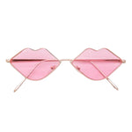 MizDragonfly Sunglasses Pink Gold Hot Lips Valentine Collection