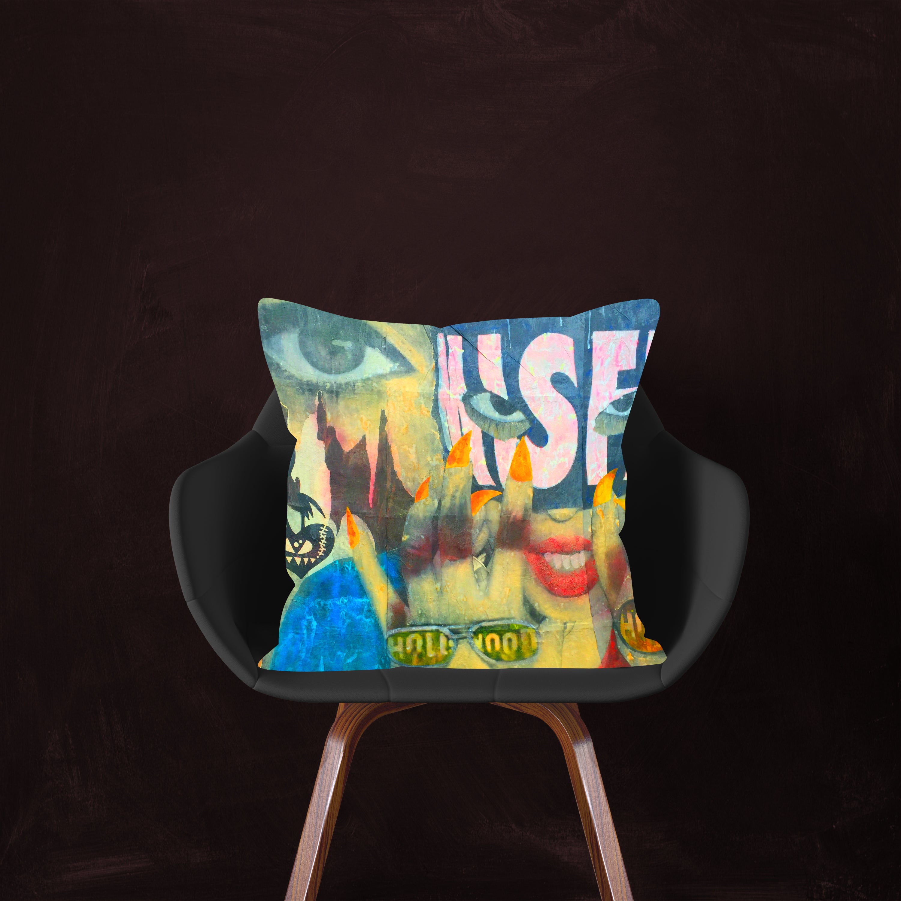 MizDragonfly Sofa Cushion Print Pillow IceCream Collection