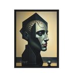 MizDragonfly Man Under Hypnosis Geometric Abstract Background 
