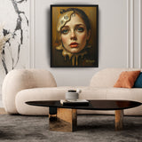 MizDragonfly Artwork Nostalgia hanged in Living room