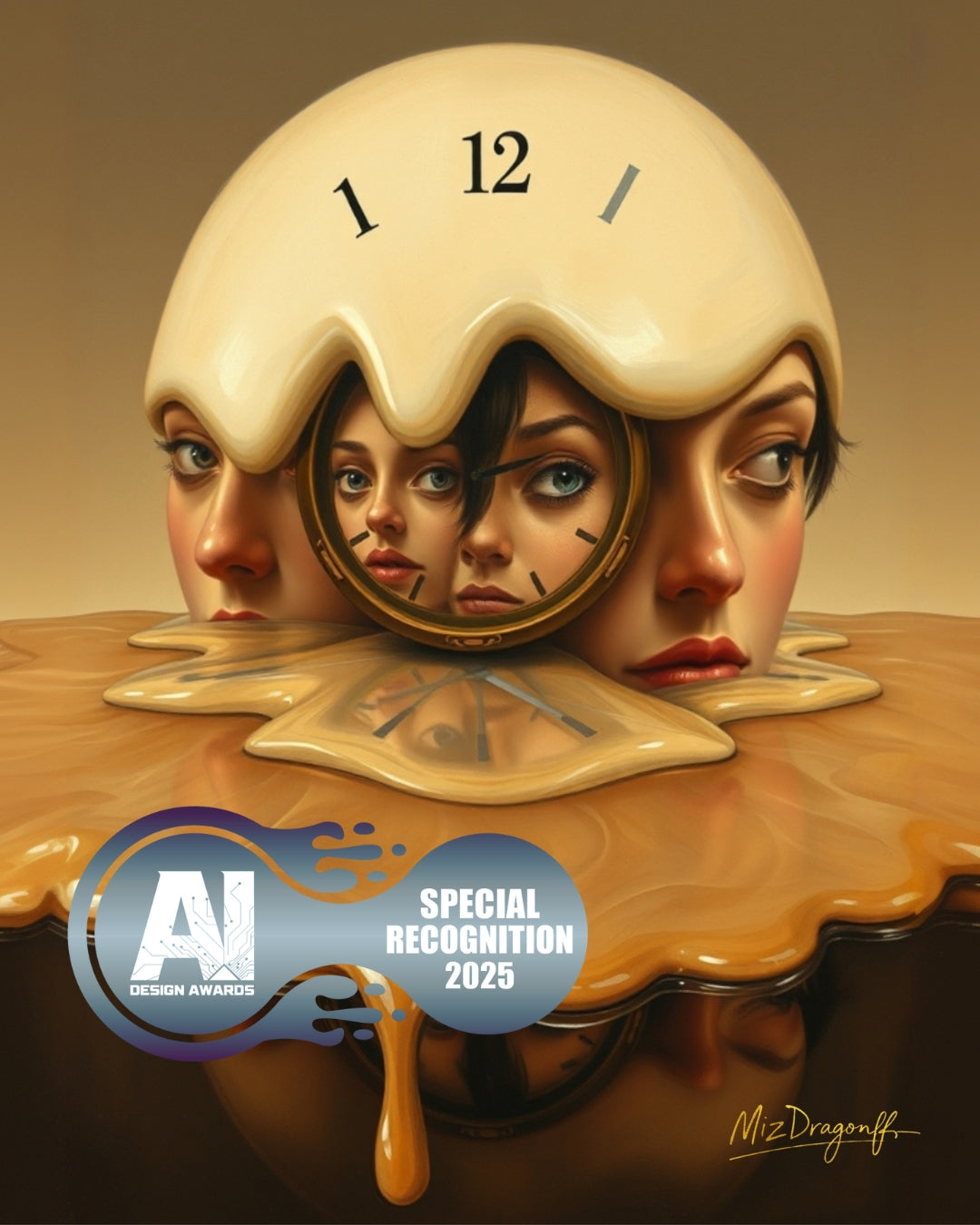 MizDragonfly Artwork Timeless Series AI Awards 2025 Special Recognition