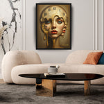 MizDragonfly Artwork Timeless hanged in Living room