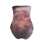 MizDragonfly Strapless Ghost Nebula Galaxy Lycra Swimsuit Back