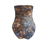 MizDragonfly Strapless Lycra Globular Star Cluster Galaxy Swimsuit Back