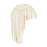 MizDragonfly Accessories Crystal Rhinestone Statement Headpiece