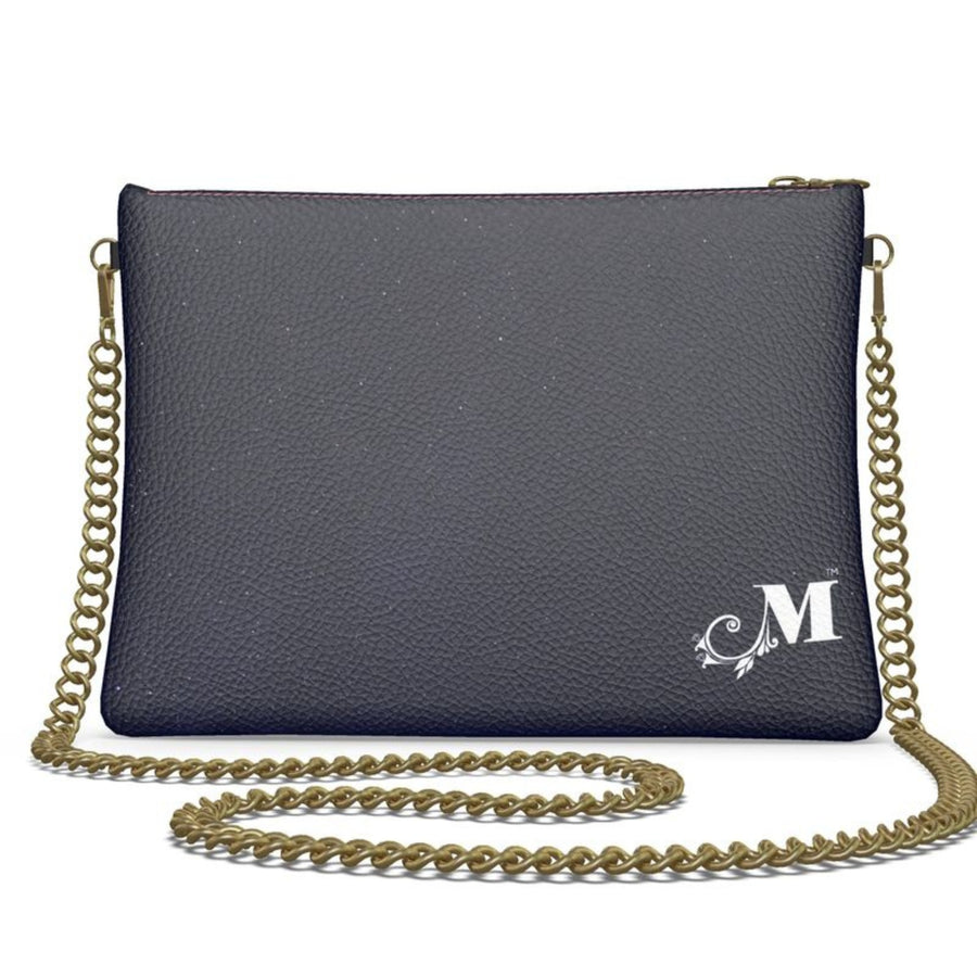 Major Arcana Tarot Card Leather Crossbody Gold Chain Purse - The Lovers