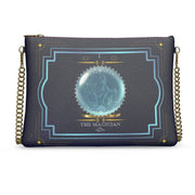 MizDragonfly Crossbody Leather Purse Arcana Tarot Card Magician