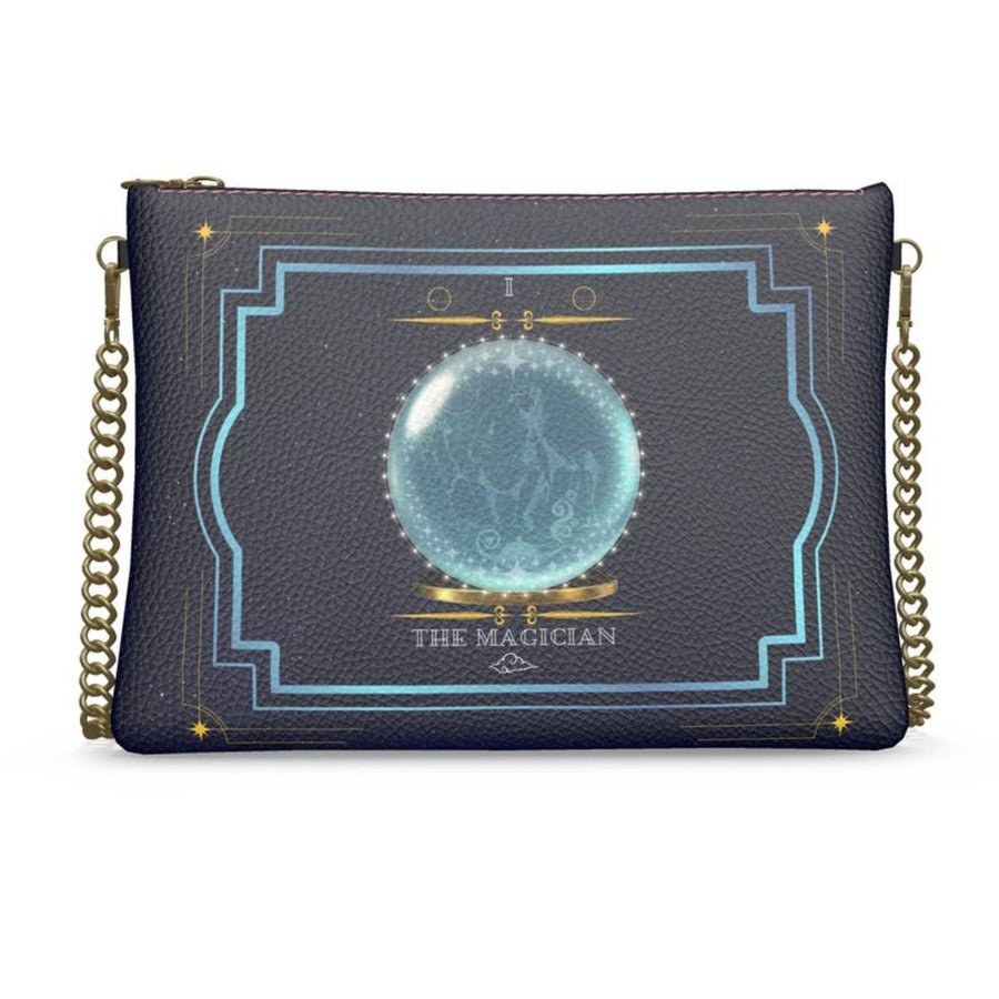 MizDragonfly Crossbody Leather Purse Arcana Tarot Card Magician