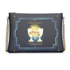 MizDragonfly Crossbody Leather Purse Arcana Tarot Card Temperance