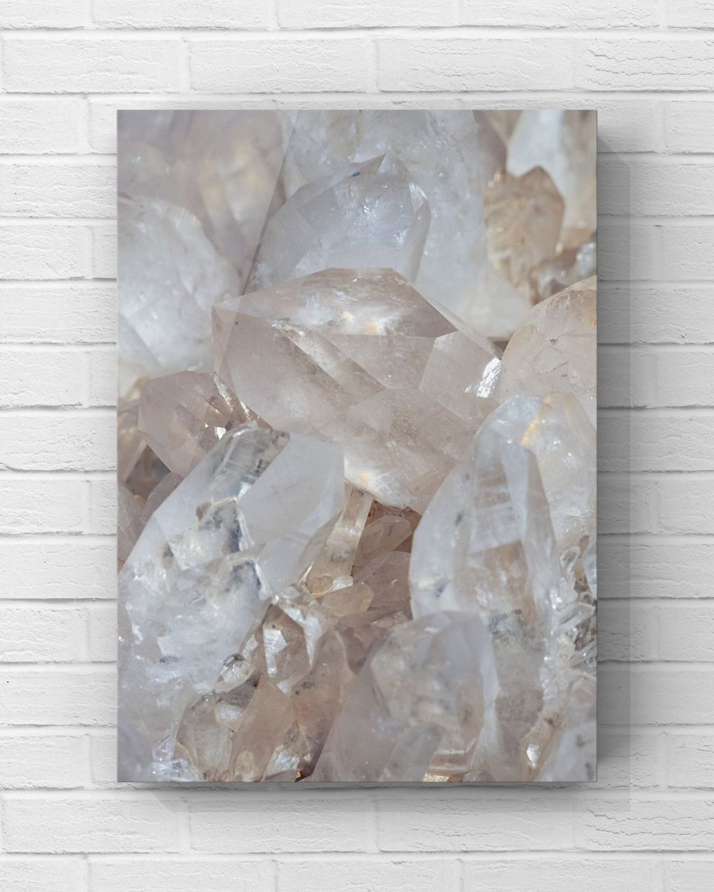 MizDragonfly Decor Clear Quartz Artwork Canvas Collection Lifestyle