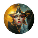MizDragonfly Decor Coaster Jewelry Trinket Tray Tarot Card The Star