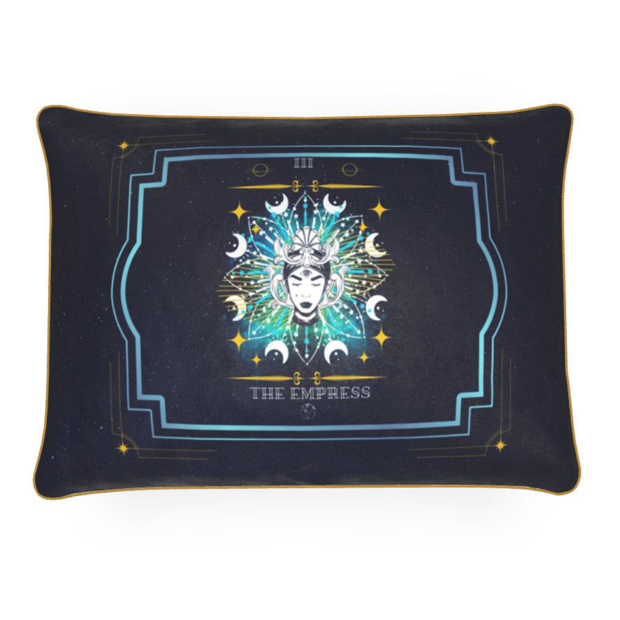 MizDragonfly Decor Cushion Velvet Feather Fill Arcana Empress