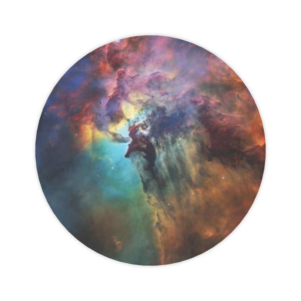 MizDragonfly Decor Lagoon Nebula Cosmos Collection Stonemax Serving Dish Platter