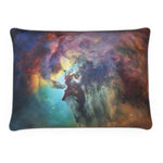 MizDragonfly Decor Luxurious Velvet Sofa Cushions Lagoon Nebula