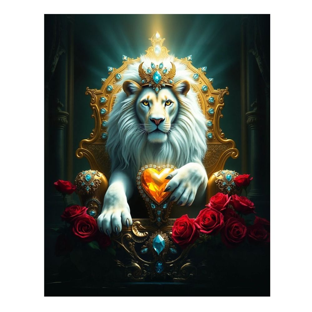 MizDragonfly Decor Strength Arcana Tarot Card Collection Artwork