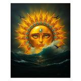 The Sun Arcana Tarot Collection Artwork Canvas
