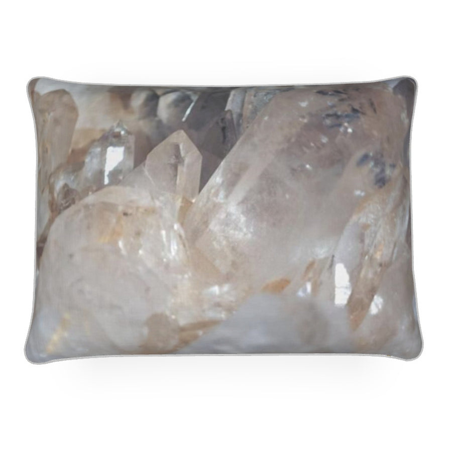 MizDragonfly Home Decor Sofa Cushion Crystal Therapy Clear Quartz