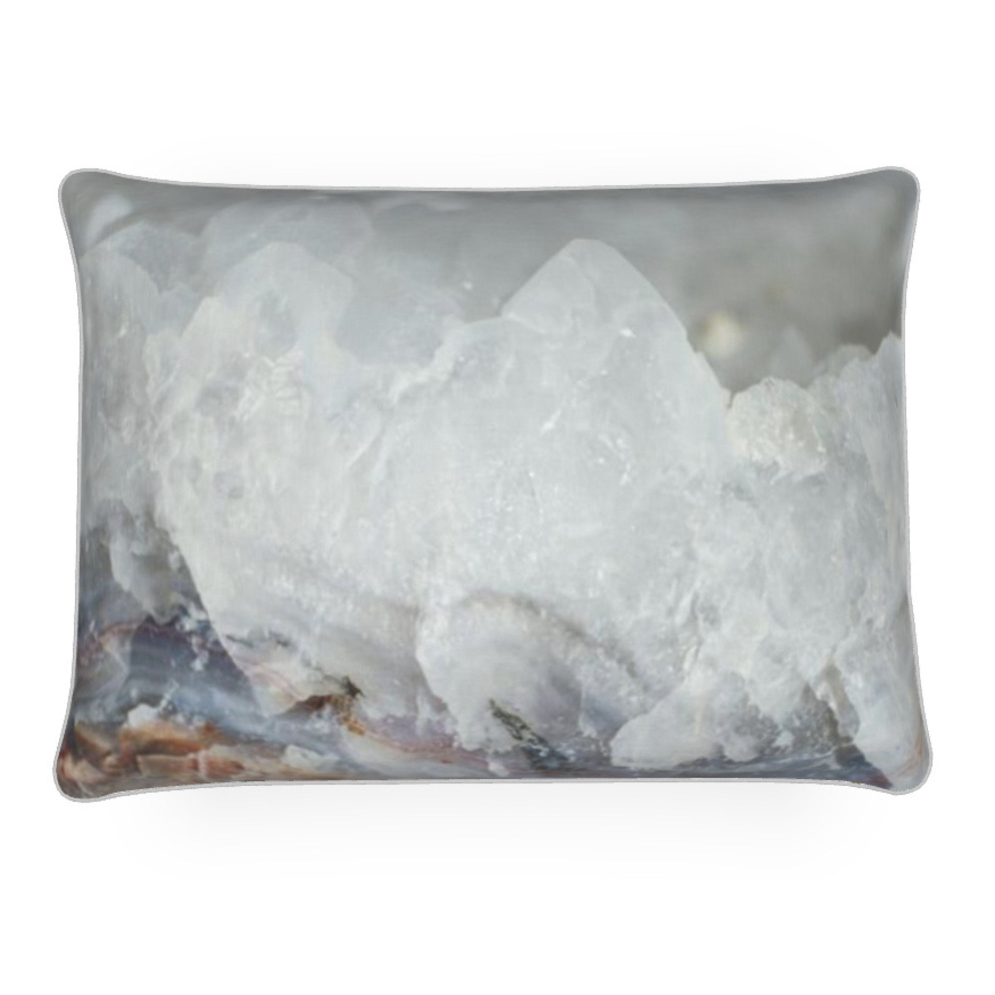 MizDragonfly Home Decor Sofa Cushion Crystal Therapy Frosty Quartz