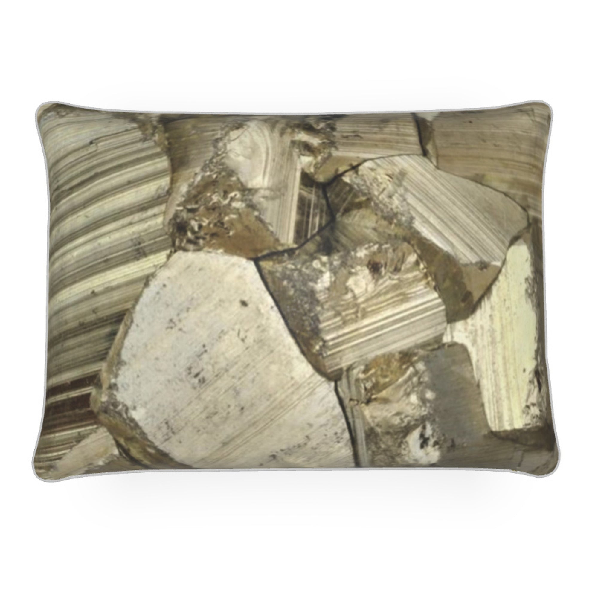 MizDragonfly Home Decor Sofa Cushion Crystal Therapy Smokey Pyrite