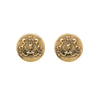 MizDragonfly Jewelry Chateau Gold Horse Coin Stud Earrings