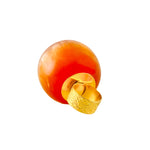 MizDragonfly Jewelry Diana Crown Orange Lucite Oversized Gold Ring Back