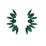 MizDragonfly Jewelry Duchess Green Marquis Earrings Studs