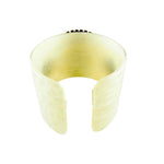 MizDragonfly Jewelry Napoleon Vintage Gold Coin Rhinestone White Lucite Bracelet Back