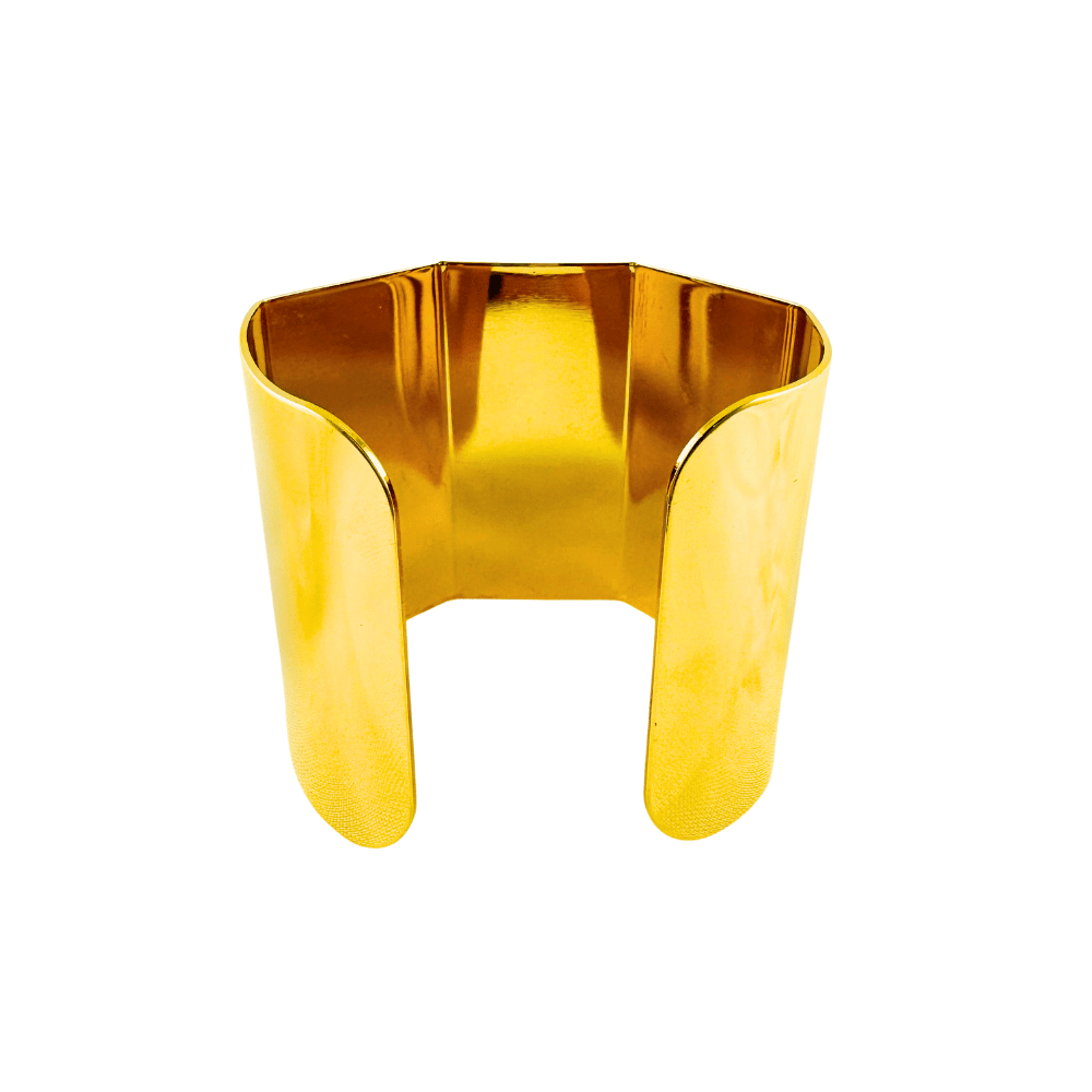 MizDragonfly Jewelry Plexus Sphere Spike Gold Navy Geomertic Bracelet Back