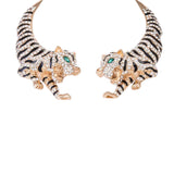 MizDragonfly Jewelry Sauvage Tigre Rhinestone Collar Necklace