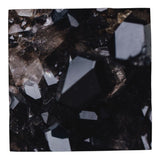 MizDragonfly Silk Scarf Square Black Quartz