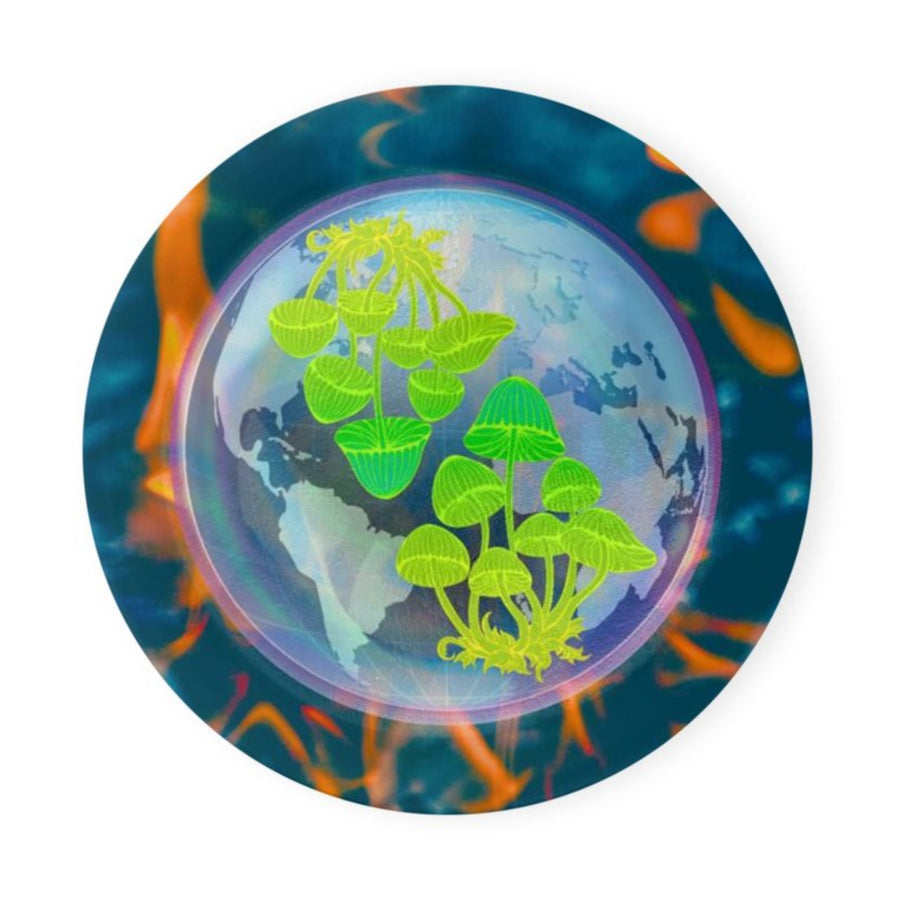 MizDragonfly Trays Magic Mushroom Global Warming