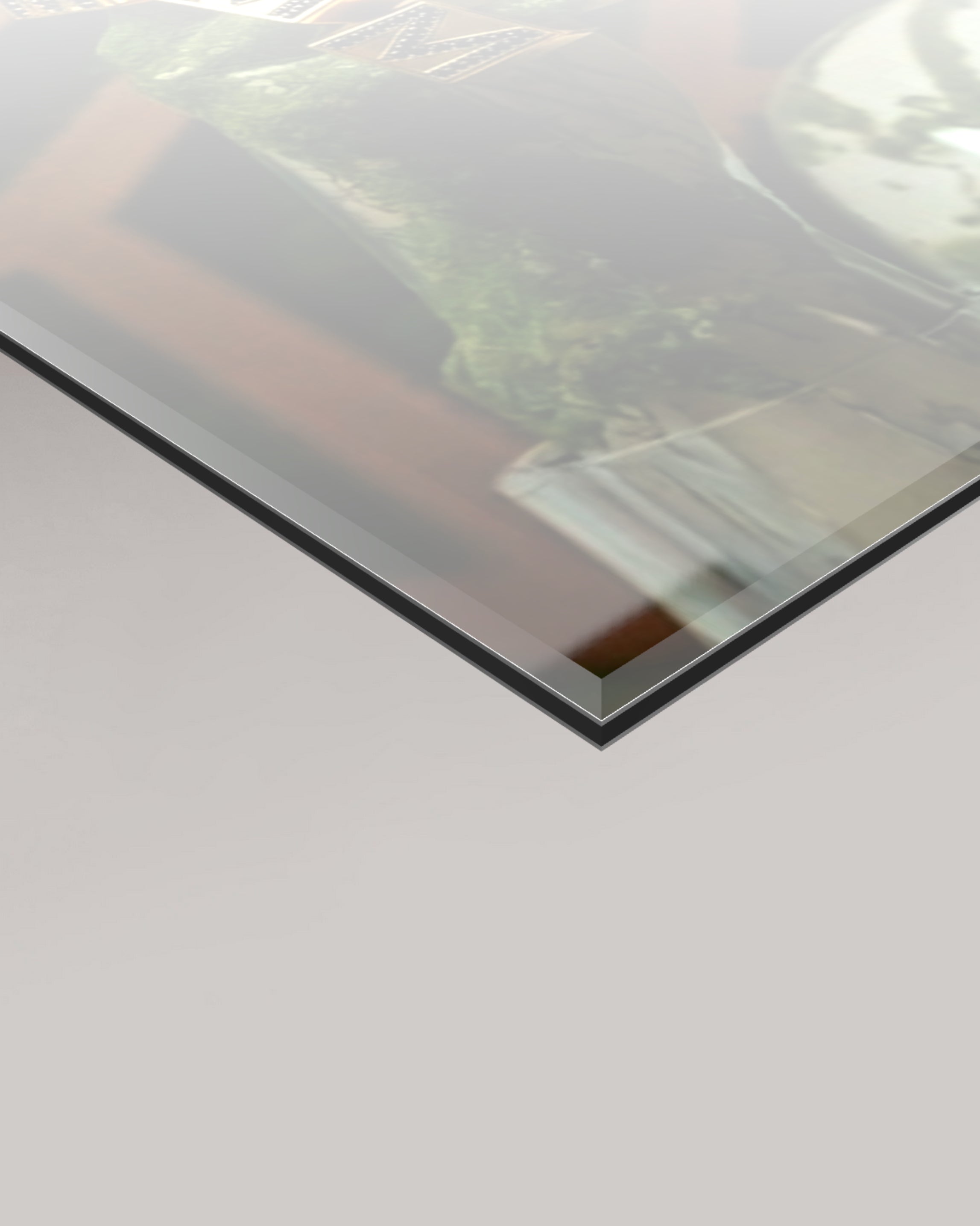 MizDragonfly Mother Nature Series: Qi showing a high-fidelity digital close-up of a 4mm acrylic glass