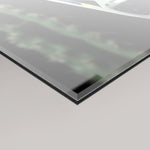 4mm acrylic glass panel close-up featuring MizDragonfly's Nanogold surreal artwork