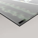 4mm acrylic glass panel close-up featuring MizDragonfly's Nanogold surreal artwork