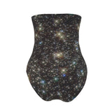 MizDragonfly Strapless Lycra Mega Stars Galaxy Swimsuit Back