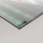 A close-up of a glossy 4mm rectangular showing details of the MizDragonfly Venom artwork set against a light grey background.