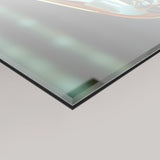 A close-up of a glossy 4mm rectangular showing details of the MizDragonfly Venom artwork set against a light grey background.