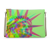 Statue of Liberty Crossbody Leather Purse