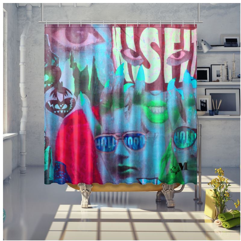 NYC Hollywood Famous Shower Curtain