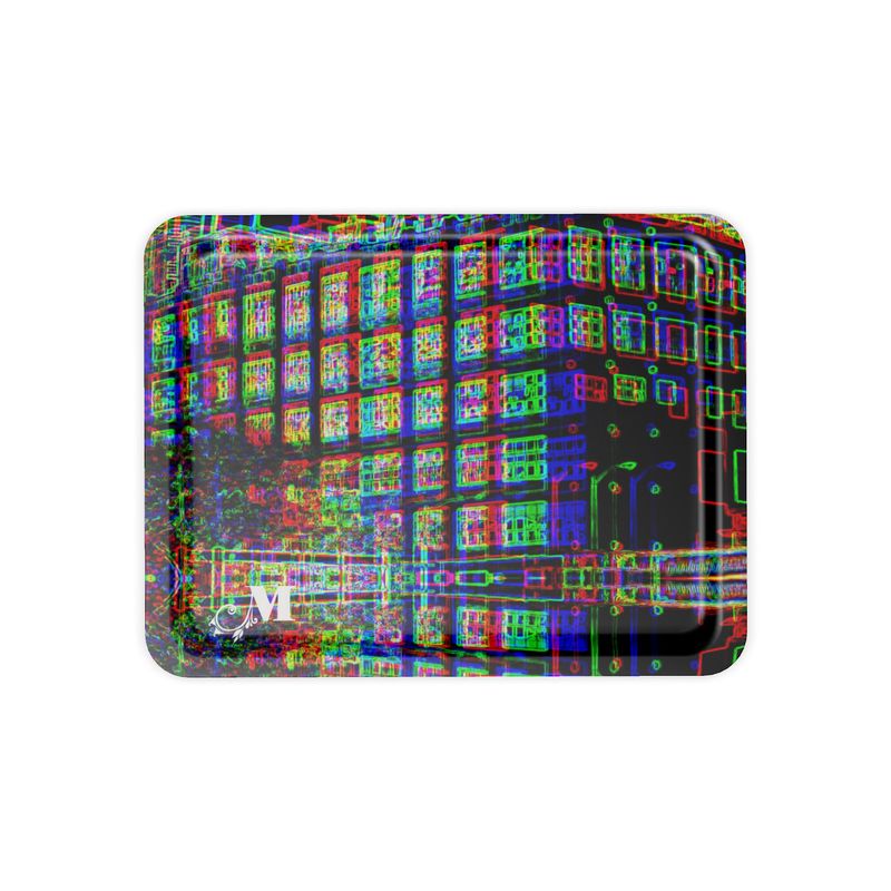NYC Neon Superimposed Factory Jewelry Tray