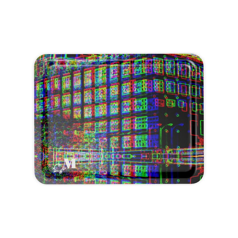 NYC Neon Superimposed Factory Jewelry Tray