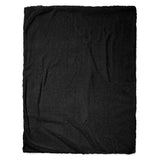 NYC Central Park Fountain Angle Black Fleece Throw
