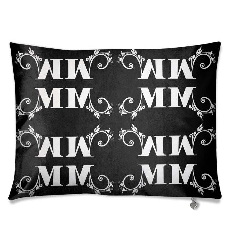 NYC Brooklyn Master Dip Neon Ice Cream Sign Velvet Sofa Cushion Pillow