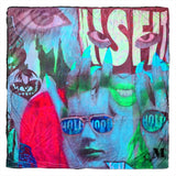 NYC Hollywood Famous Square Fleece Throw