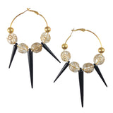 Farrah Gold Vintage Spike Earrings - As Seen in Factice Magazine