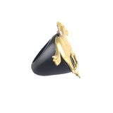 Gallop Gold Wood Ring - As seen in HUF Magazine