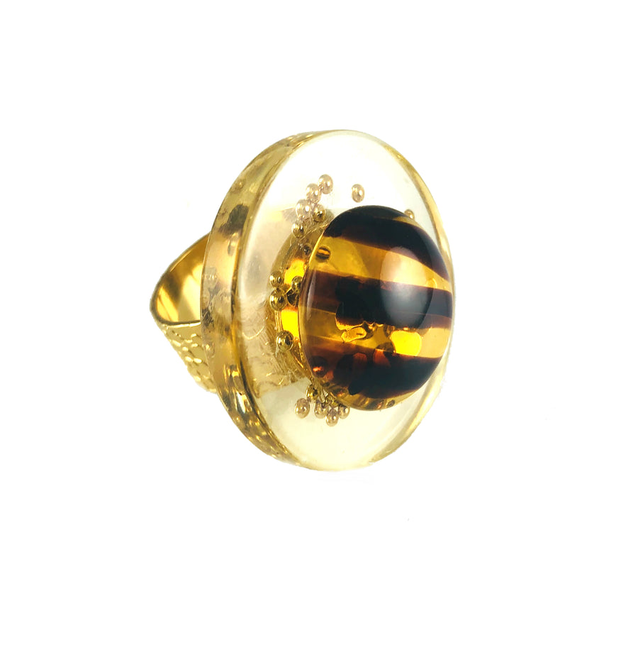 MIzDragonfly Jewelry Vintage Juno Tiger Eye Ring Gallery.